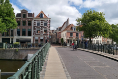 Gatuscen i centrala Haarlem.