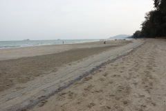 Khao Takiab Beach (södra delen) i sydlig riktning, Hua Hin.