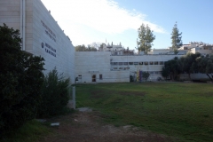 Jewish Youth Center, ett stenkast från mitt boende i Jerusalem.