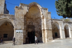 Gate of The Cotton Merchants, Tempelberget, Jerusalem.
