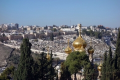 Maria Magdalena kyrka (Church of Mary Magdalene) på Olivbergets sluttning, Jerusalem.
