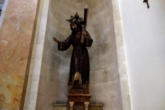 Station 2: The Chapel of Condemnation, där Jesus fick korset som han bar till Golgata, Via Dolorosa, Jerusalem.