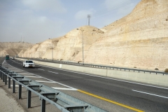 Highway 1 från Jerusalem till Döda havet.