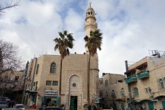 Mosque of Omar, Manger Square, Betlehem, Västbanken.
