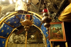 Grotto of the Nativity, Födelsekyrkan, Betlehem, Västbanken.