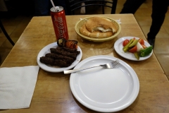 Lunch på Afteem Restaurant, Betlehem, Västbanken.
