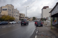 Gatuscen längs Hebron Road, Betlehem.