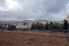 Beit Jala synligt från Hebron Road, Betlehem.