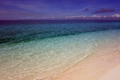 Stranden på Kalanggaman island.