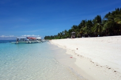 Stranden på Kalanggaman island.