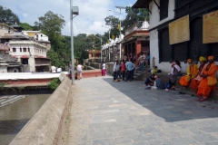 Sadhus, Pashupatinath tempelkomplex, Katmandu.