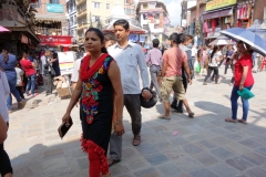 Torget Indra Chowk, Katmandu.
