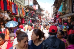 Längs gatan Siddhidas Marg, Katmandu.