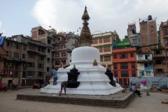 Stupa i centrala Katmandu.