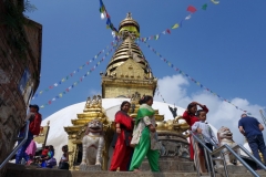 Swayambhunath stupa, Katmandu.