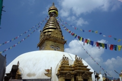 Swayambhunath stupa, Katmandu.