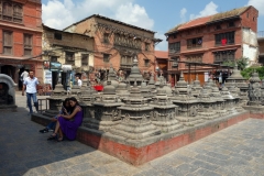 Swayambhunath-komplexet, Katmandu.
