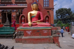 Swayambhunath-komplexet, Katmandu.