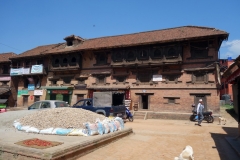Arkitekturen vid Dattatraya Tol, Bhaktapur.
