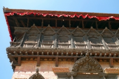 Detaljer på 55 Windowed Palace, Durbar Square, Bhaktapur.