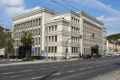 Sovjetisk arkitektur i centrala Kaunas.