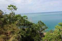 Utsiktsplats längs Ao Kai Tao nature trail, Koh Chang.
