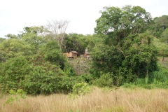 Hus vid sidan av Moken-byn, Koh Phayam.