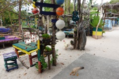 Den lilla reggae-baren i Moken-byn, Koh Phayam.