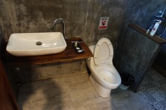 Toaletten i min bungalow på Little Hut Bungalow, Koh Phayam.