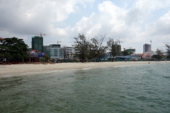 Ochheuteal Beach från Serendipity Pier, Sihanoukville.