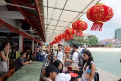 I väntan på färjan, Serendipity Pier, Sihanoukville.