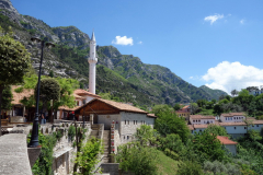 Utsikt över den gamla delen av Kruja.