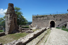 Entrén till Skanderbegs slott, Kruja.