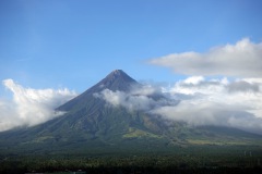 Mount Mayon från Daraga Church, Daraga, Legazpi City.