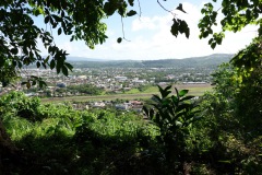 Utsikten över Legazpi  City under promenaden upp till Ligñon Hill.