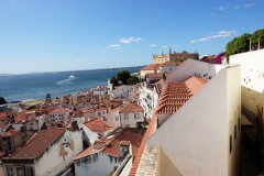 Miradouro das Portas do Sol, Lissabon.