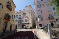Gatuscen, Alfama, Lissabon.