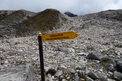 Led mot Cho La Pass som till Everest Three Passes trek strax innan Lobuche.