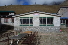 Mitt boende i Lobuche, Alpine Home & Restaurant.