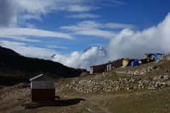 Kantega (6782 m) sedd från Lobuche.