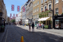 Gatuscen längs King Street, Covent Garden.