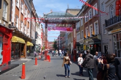 Gatuscen i Chinatown.