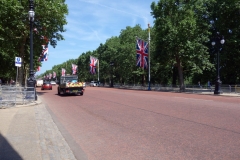 The Mall, gatan som går mellan Buckingham Palace och Trafalgar Square.