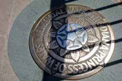 Del av  Diana, Princess of Wales Memorial Walk. Här på bron över sjön i St James's Park, Westminster.