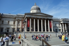Trafalgar Square och National Gallery, West End.