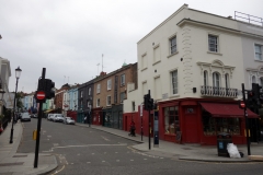 Gatuscen längs Portobello Road.