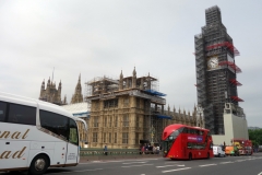 Big Ben och del av Palace of Westminster, Westminster.