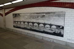 Konst i tunneln under Blackfriars Bridge, Southwark.