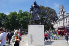 Statue of Winston Churchill, Westminster.