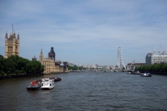 Houses of Parliament och London Eye, Westminster.